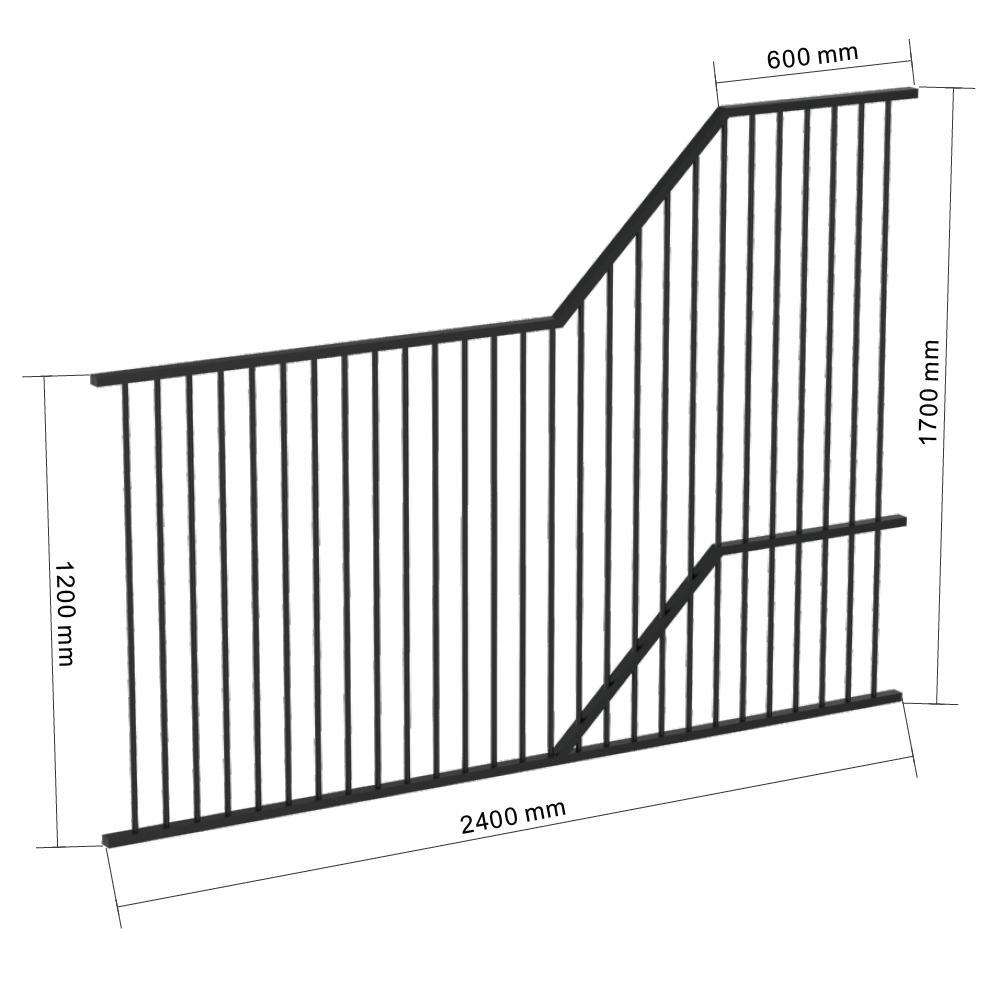 Raked Panel